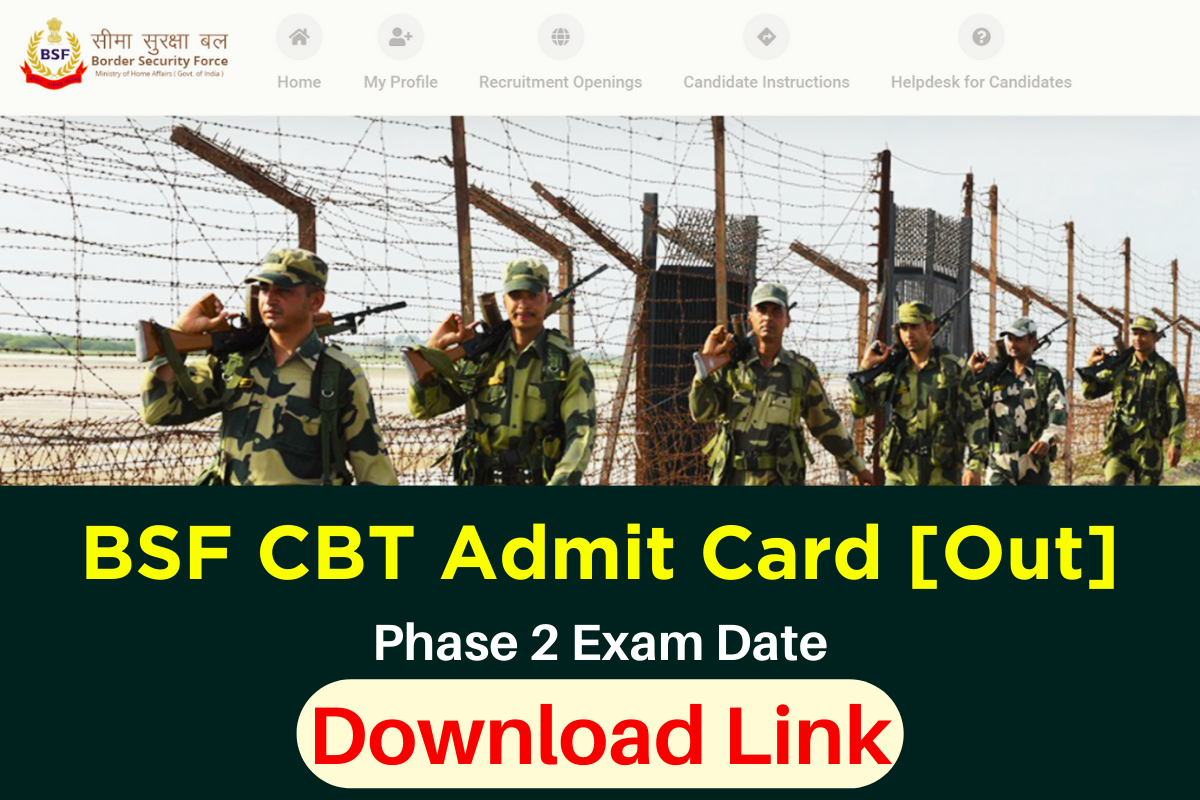 BSF CBT Admit Card