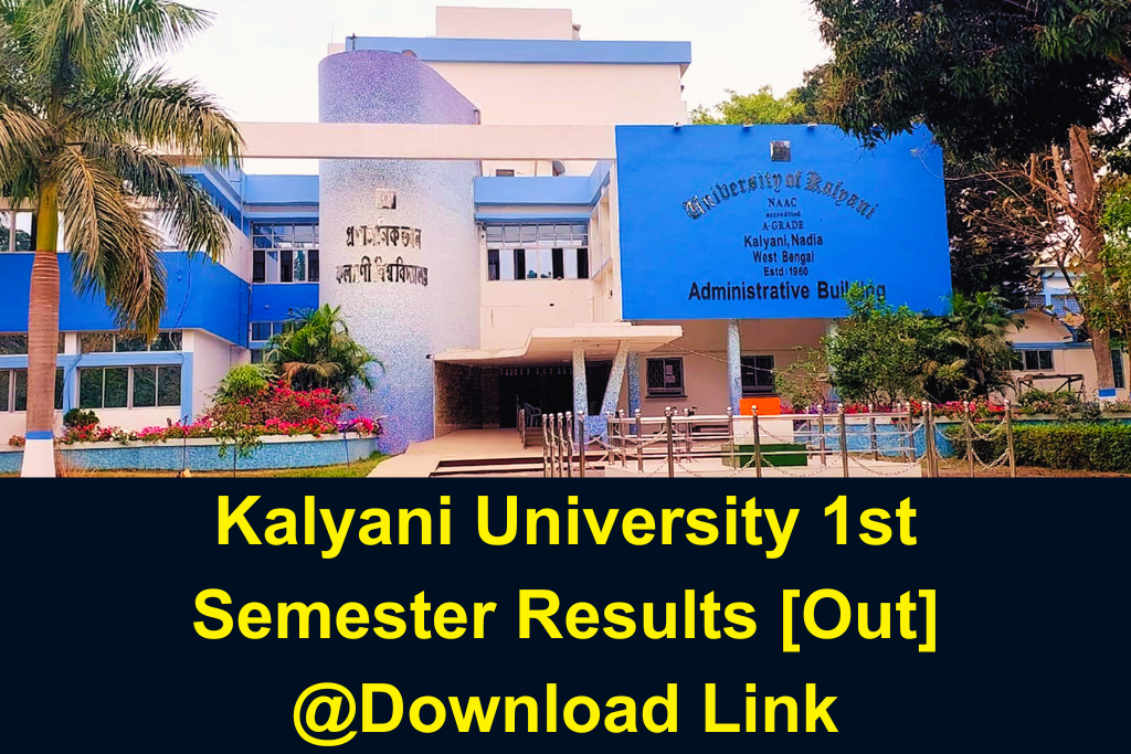 Kalyani University 1st Semester Result